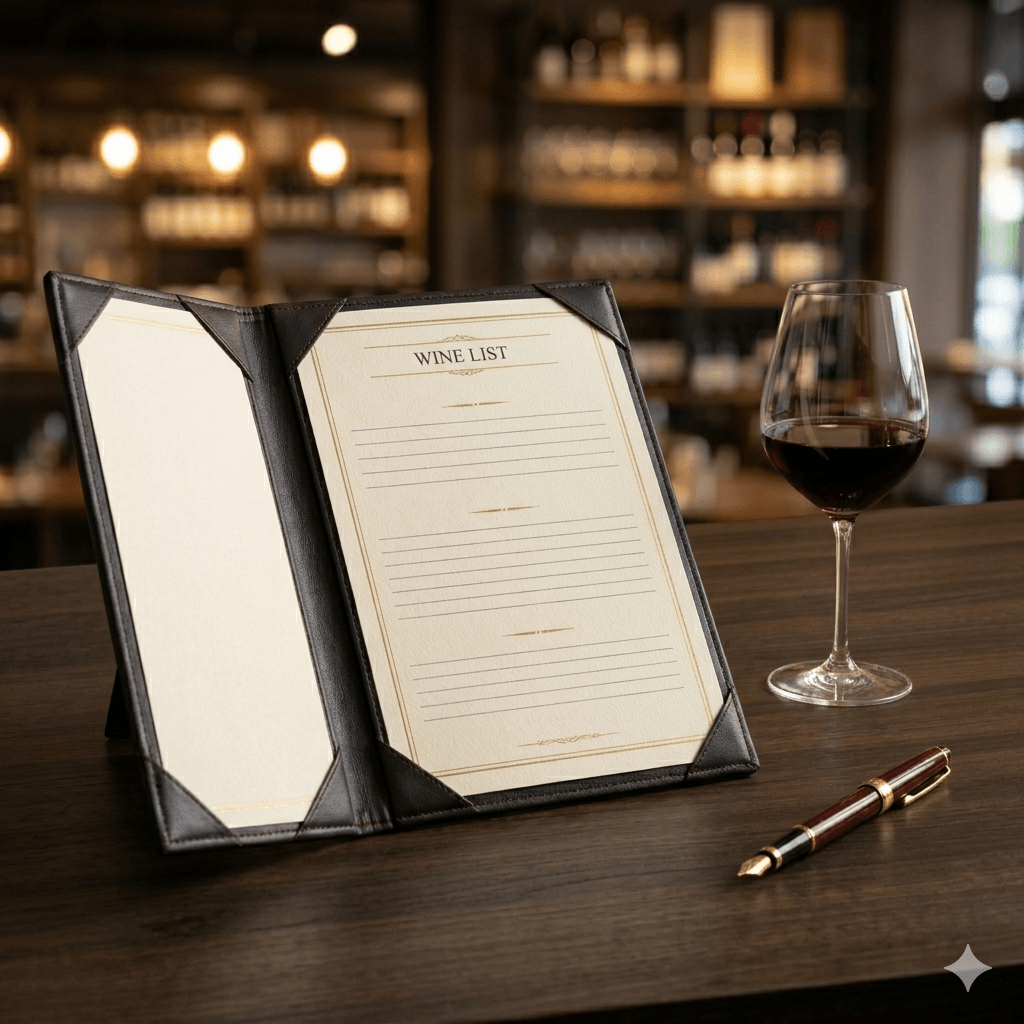 creazione carta vini